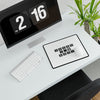 Sorry I’m Busy Keyboard Key Desk Mat — Large Office Mousepad