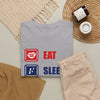 Eat Sleep Game Repeat T-Shirt — Gamer Graphic Tee