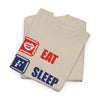 Eat Sleep Game Repeat T-Shirt — Gamer Graphic Tee
