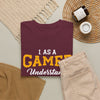 Gamer T-Shirt – "I Am A Gamer" Passion to Discuss Favourite Games Tee