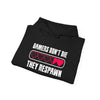 Gamers Don’t Die They Respawn Hoodie – Retro Heart Health Bar Gaming Sweatshirt