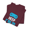 Keep Calm and Play Games Tee – Retro Controller Gamer T-Shirt