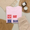 Eat Sleep Game Repeat T-Shirt — Gamer Graphic Tee