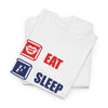 Eat Sleep Game Repeat T-Shirt — Gamer Graphic Tee