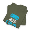 Keep Calm and Play Games Tee – Retro Controller Gamer T-Shirt