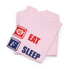 Eat Sleep Game Repeat T-Shirt — Gamer Graphic Tee