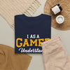 Gamer T-Shirt – "I Am A Gamer" Passion to Discuss Favourite Games Tee