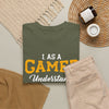 Gamer T-Shirt – "I Am A Gamer" Passion to Discuss Favourite Games Tee
