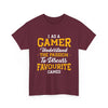 Gamer T-Shirt – "I Am A Gamer" Passion to Discuss Favourite Games Tee