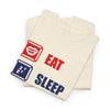 Eat Sleep Game Repeat T-Shirt — Gamer Graphic Tee