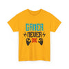 Gamer Never Die T‑Shirt — Retro Controller Gaming Tee