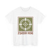 Finish Him! Target Graphic Tee - Retro Shooter Gaming T-Shirt